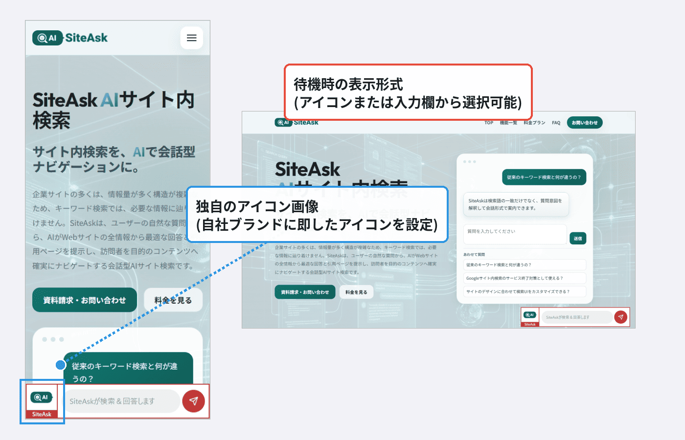 チャット待機画面 のスクリーンショット